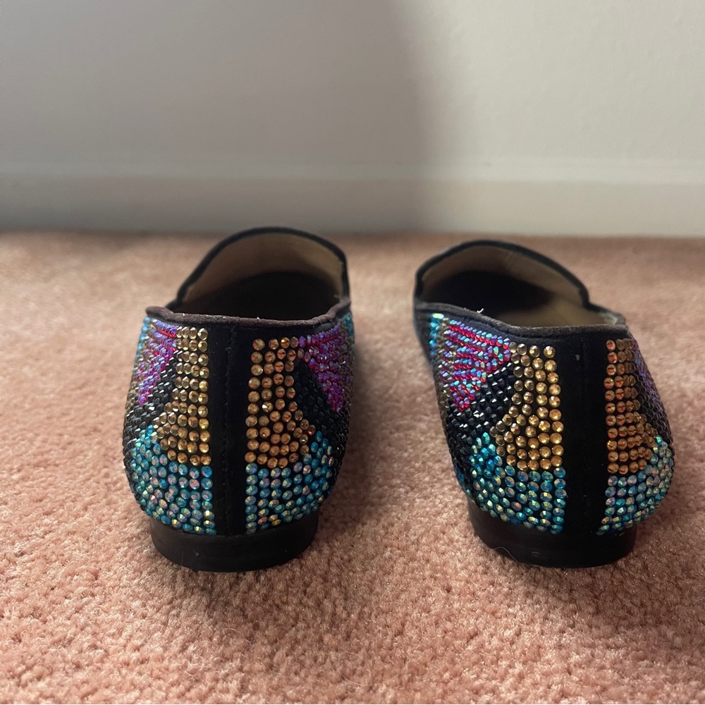 Steve Madden Multicolor Rhinestone Flat - Picture 3 of 4